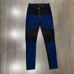 Fashion Nova cutout high rise jeans